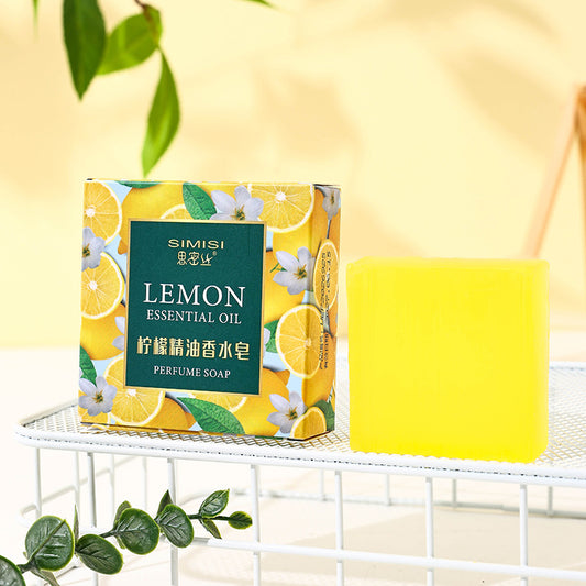 Lemon essential oil soap